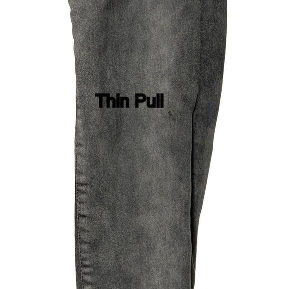 American Eagle Outfitters Gray Stretch Jeggings Small Pull Flaw Sz 0 - Picture 3 of 9